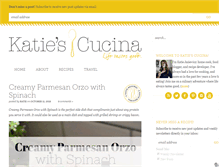 Tablet Screenshot of katiescucina.com